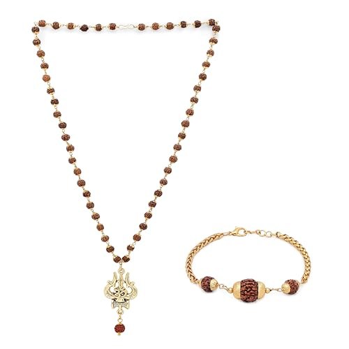 Rudraksha Mala & Bracelet Combo